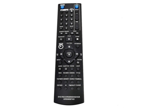 Mando TV DEEPSTONE para Lg Dvd Recorder Dvd Vcr Rc897T Rc397Hm Fernbedienung