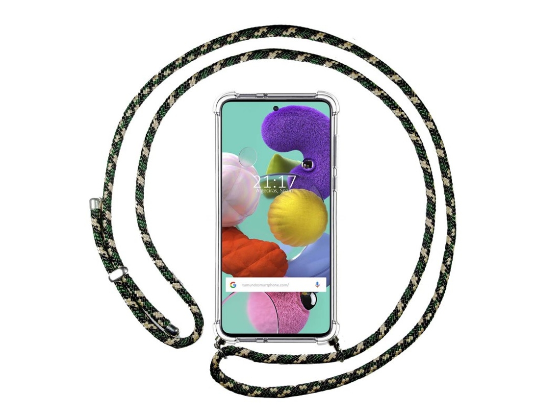 Carcasa Samsung Galaxy A51 TUMUNDOSMARTPHONE Colgante Verde