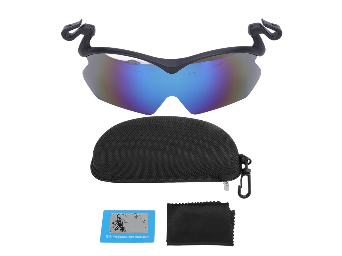 2026-gafas De Sol Deportivas Clip Cap Tac Uv400 Polarizadas Exteriores Clip En Gorra Para Pesca Ciclismo Viajes Recubrimiento Azul