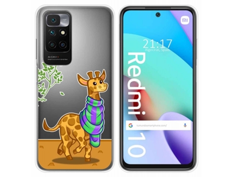 Carcasa Xiaomi Redmi 10 TUMUNDOSMARTPHONE Dibujos Transparente Multicolor