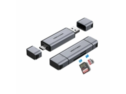 Lector de Tarjetas Externo VENTION CLKB0 (Negro)