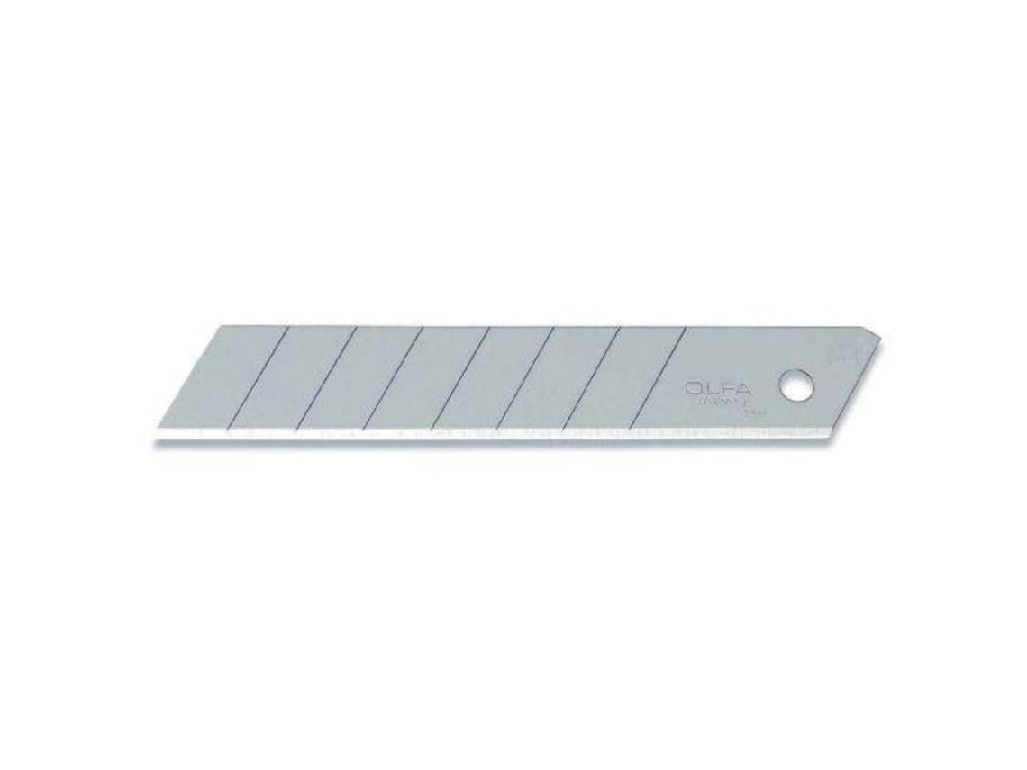 Pack de 50 cuchillas troceables 18 mm plateadas OLFA