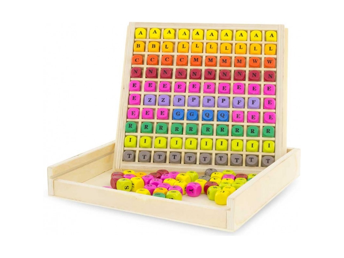 Juego Educativo ULYSSE (Madera - Multicolor - 19.5 x 19.5 x 3.5 cm)