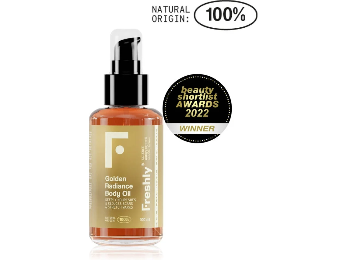 Aceite Corporal FRESHLY COSMETICS Golden Radiance Body Oil (100 ml)