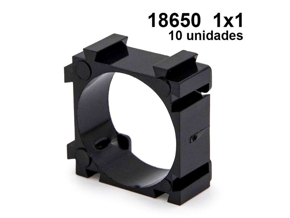 Suporte Baterias 18650 - 10 Unid