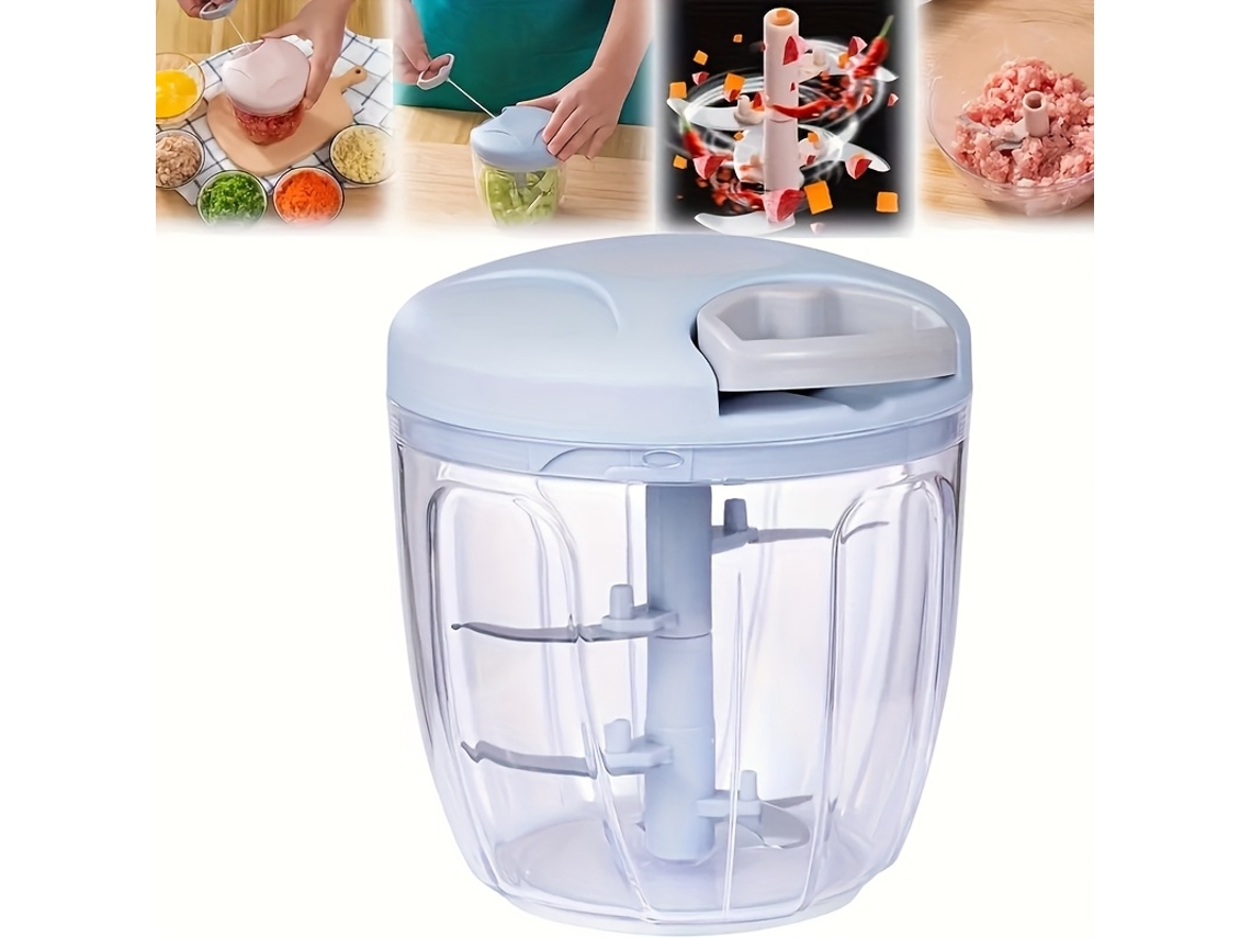 Picadora Eléctrica Compacta, Molinillo De Verduras Y Ajos Para Uso Doméstico, Fácil De Limpiar, Multifuncional.