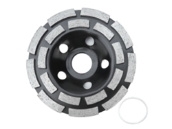 Disco De Lixa Diamante Para Polimento De Pedra E Concreto Com Baixa Vibração Kit Preto Diâmetro 115mm