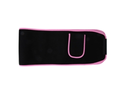 Faja moldeadora de cintura unisex con revestimiento de nanoplata para perder peso y quemar grasa (rosa, talla S)