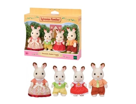 Muñeco SYLVANIAN Familia Conejo Chocolate (Edad Mínima Recomendada: 3 años)