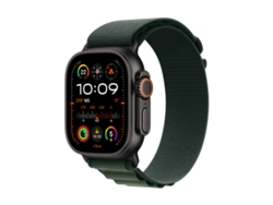 Apple Watch Ultra 2 Titanio Negro 49 mm 4 g Correa Loop Alpine Verde Oscuro Talla M (2024)