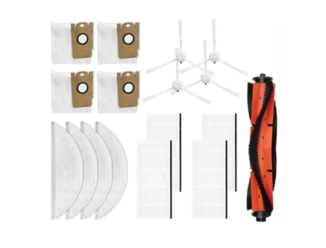 Acessórios de Aspirador R1 R1A Filtro de cepillo lateral principal Paño de trapeador y bolsa de polvo de repuesto