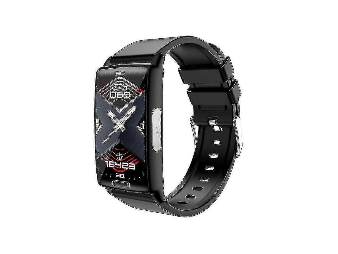 Reloj inteligente con monitorización de glucosa en sangre, temperatura corporal, ECG/PPG, frecuencia cardíaca y presión arterial, bicicleta eléctrica Ly resistente al agua.