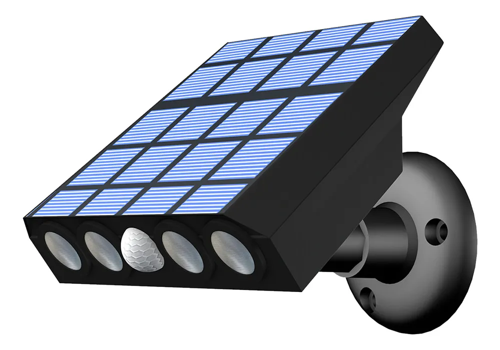 Nuevo sensor de cámara de seguridad con luz LED solar de Falsavayotoy
