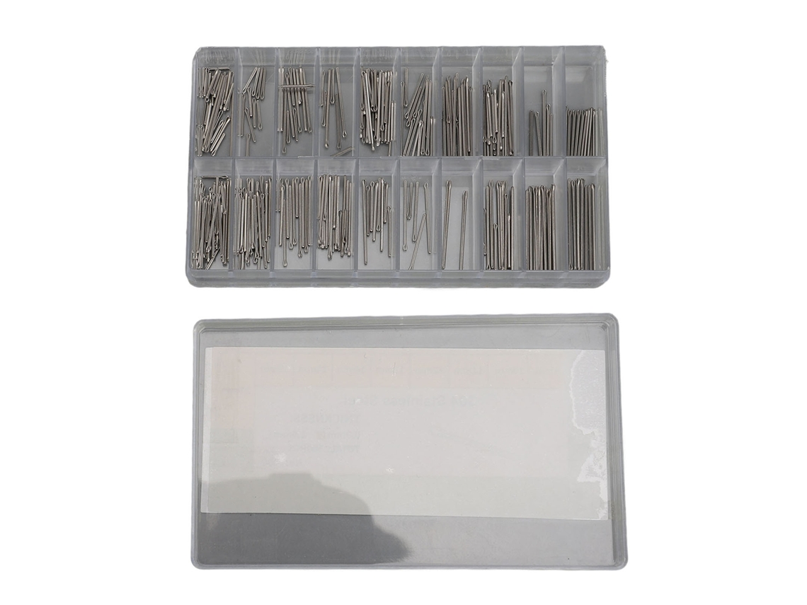 300 Pasadores Separadores De Correa De Reloj De Acero Inoxidable De 1,0 Mm (8-27 Mm) Para Reparación