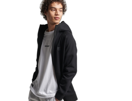 Sweatshirt para Hombre SUPERDRY (S - Algodón - Negro)