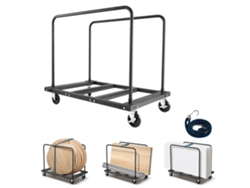 Carro De Transporte Para Placas Succebuy Con Rodillo 1152 X 746 X 992 Mm Negro