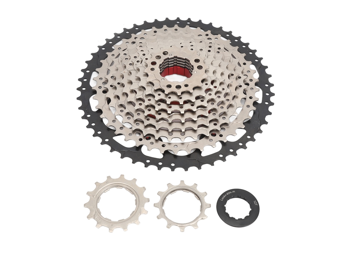 Plato de cassette de 10 velocidades, fabricado en aluminio, de 12 a 50 dientes, silencioso, para bicicletas (sin marca).