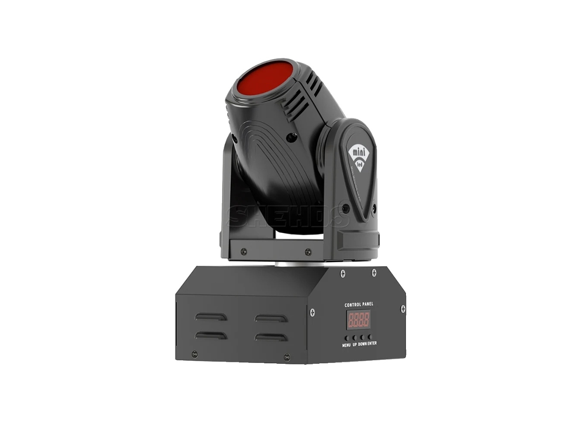 Mini foco LED de escenario, 10 W RGBW, DMX, haz LED negro de 10 W, enchufe UE OEM