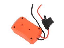 Adaptador de batería 2026-as-Battery con fusible para bicicleta eléctrica, patinete, coche de juguete, 18 V 20 V 14 AWG Naranja