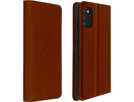 Funda Samsung Galaxy A41 AVIZAR Cartera Marrón