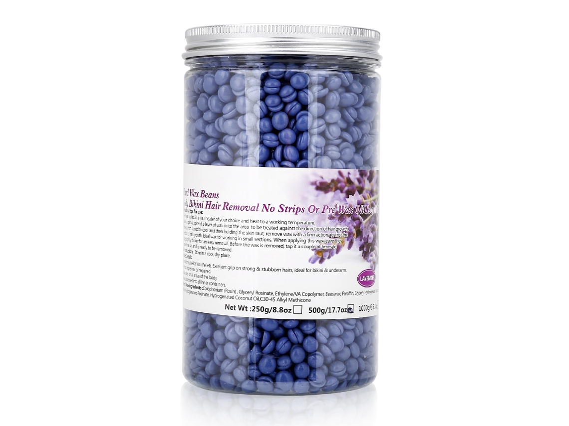Vlrla-depilatory Hard Wax Bean 500g Lavender Para Body Cabelo Removal