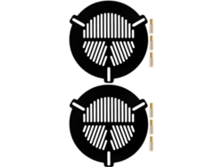 Lote De 2 Máscaras De Enfoque Para Telescopios De 60 Mm, De Metal, Con Borde De Placa Bahtinov.