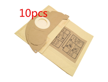 10 unids/lote bolsas de aspiradora de repuesto para Karcher A2000 2003 2004 2014 2024 2054 2064 2074 S2500 Wd2200 2210 2240 2250