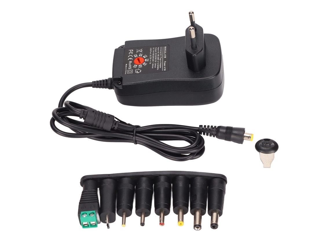 Adaptador De Energia 41w Regulador De Tensão Interface Usb Multifuncional Plugue Ue 100-240v