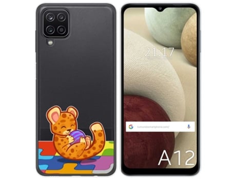 Carcasa Samsung Galaxy M12 TUMUNDOSMARTPHONE Dibujos Transparente Multicolor