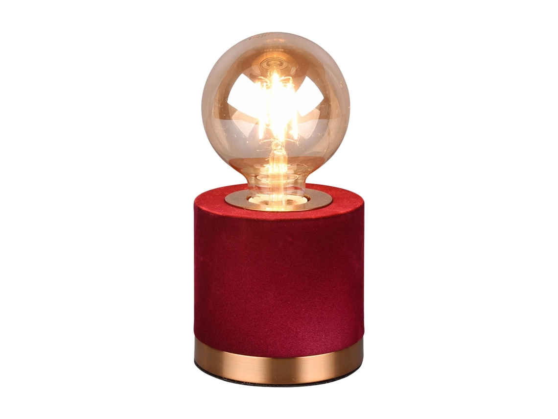 Lámpara de Mesa LÚZETE E28 (Rojo)