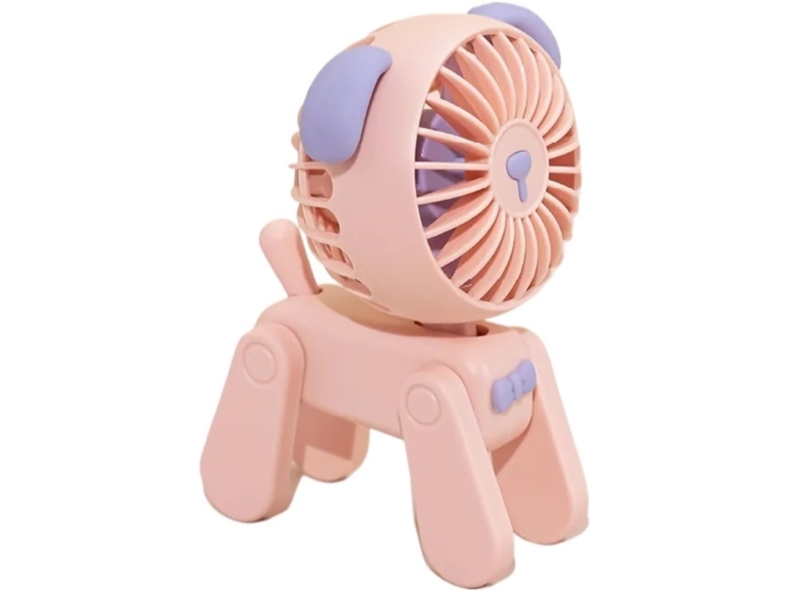 Ventilador 3 V 500 Mah Ajustable Portátil Recargable