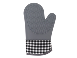 Guantes de horno de silicona y algodón resistentes al calor para cocina, hogar, panadería, hotel.