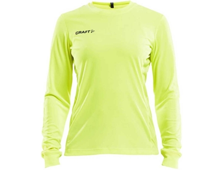 Camiseta de Mujer para Fútbol CRAFT Squad Amarillo (XS)
