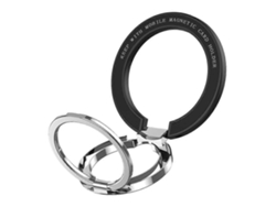 Soporte magnético de anillo para teléfono móvil compatible con MagSafe, soporte magnético de anillo de metal de doble eje para teléfonos móviles con un