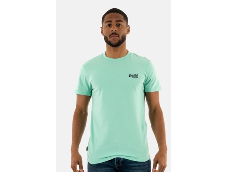 Camiseta de Hombre SUPERDRY Hortelã Lana Verde (XXG)