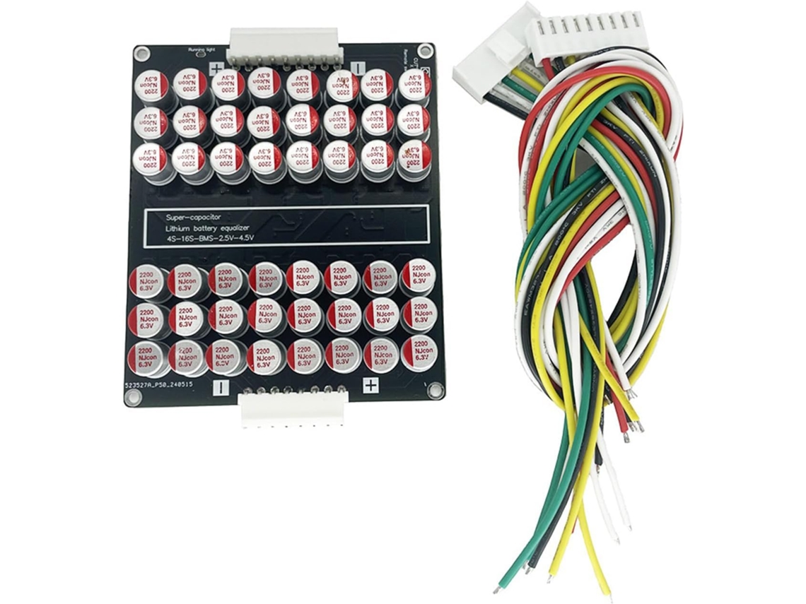 Placa De Equilibrio Activa Capacitiva Para Baterías De Baja Potencia 4s, 8s Y 16s
