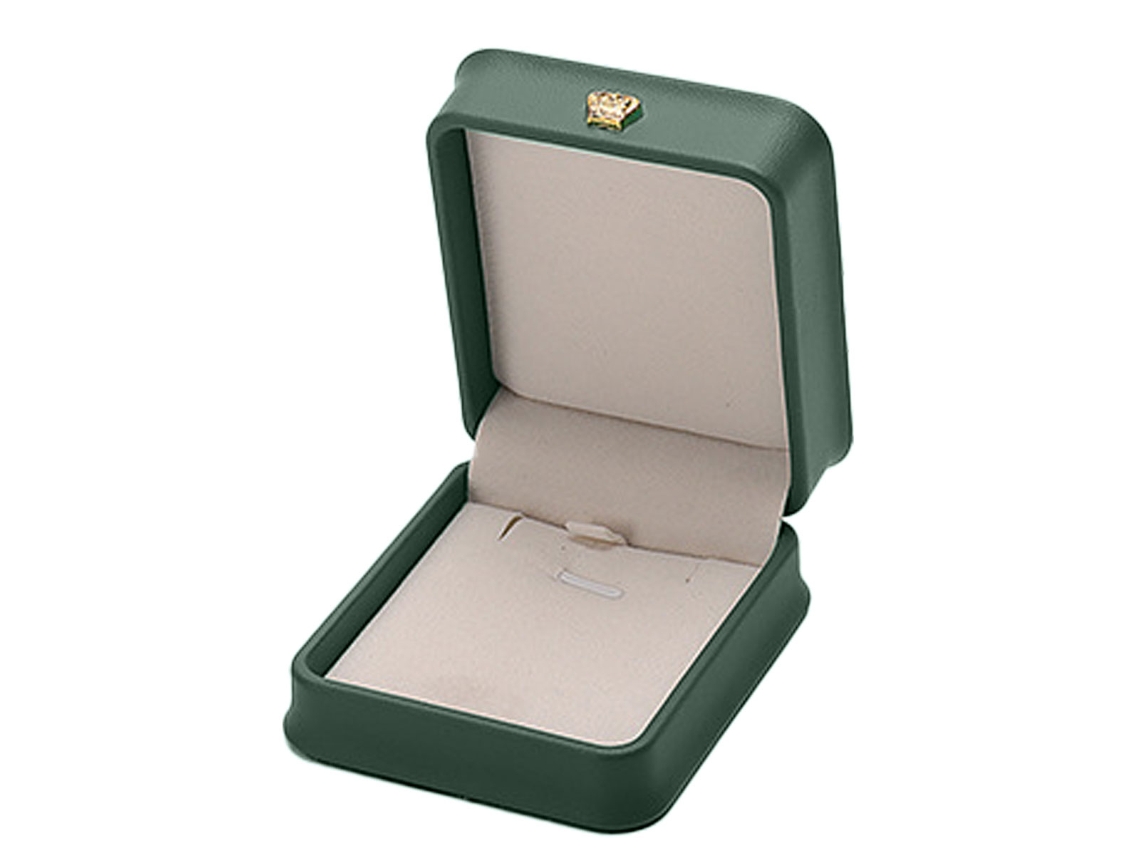 Organizador de joyería para pulseras, collares y anillos verde (10x9x5cm) Kofihety