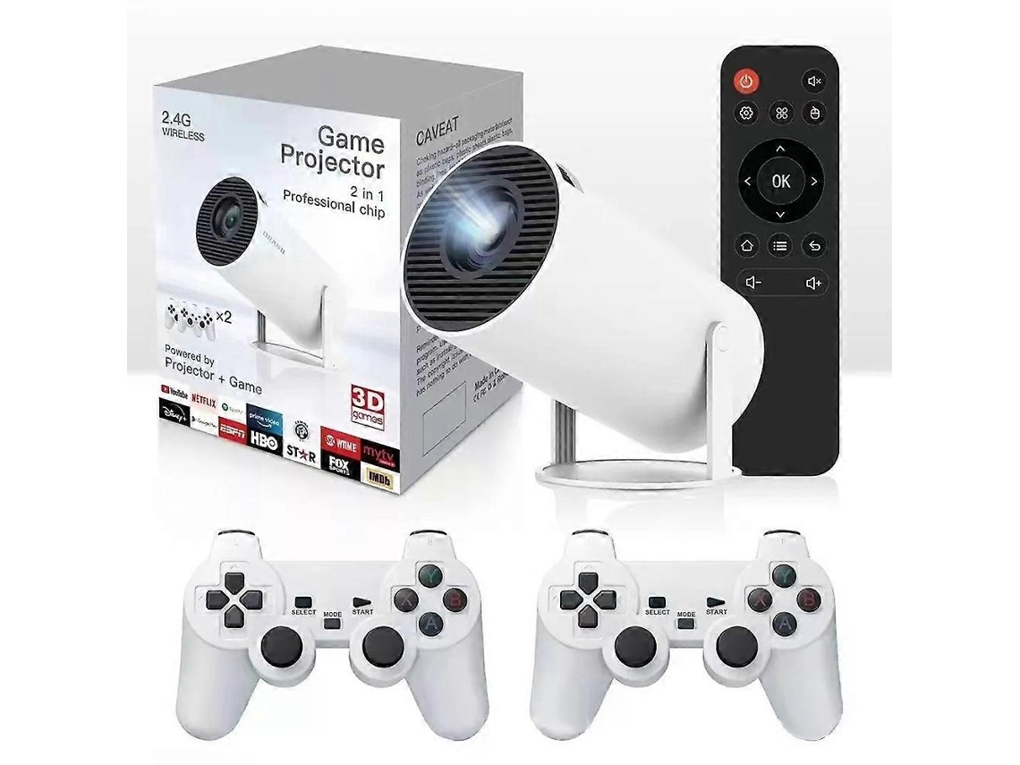 Cinemaster Pro-4k Smart Movie Projector Juegos Combo Videojuegos Con 2controller