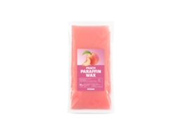 Cera para manos y pies con sabor a melocotón.