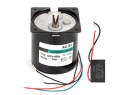 Motor Síncrono De Ca De 60 W Xd80ktyz Con Eje Excéntrico, 15 Rpm, 110 V, Alto Par, Baja Velocidad.