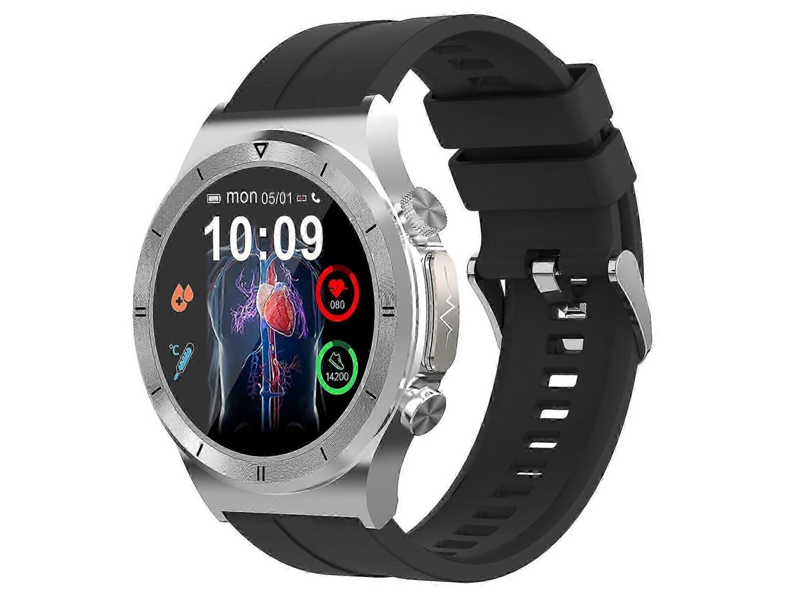 Reloj deportivo T30 de 1,39 pulgadas con ECG, monitorización de glucosa en sangre/oxígeno, frecuencia cardíaca y llamadas Bluetooth Ly Ebike