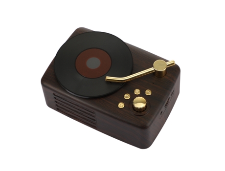 Altavoz Bluetooth Mini MOROROR(Marrón - Autonomía: Hasta 8 horas - Alcance: Hasta 10 m)