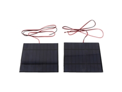 2 Módulos De Panel Solar De Silicio Policristalino De 5 V Y 500 Ma Con Cable De 100 Cm Para Proyectos De Bricolaje.