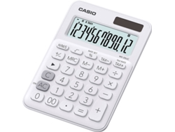 Calculadora Básica CASIO MS20UCPK Blanco (12 dígitos)
