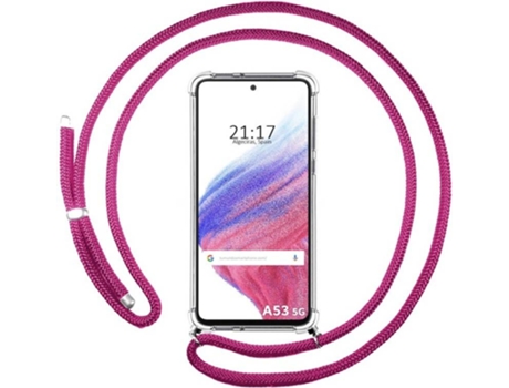 Carcasa Samsung Galaxy A53 5G TUMUNDOSMARTPHONE Colgante Rosa