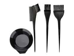 Kit De Brocha Y Recipiente Para Teñir El Cabello, 4 Piezas: Recipiente Para Mezclar, Brocha Y Peine Para Teñir El Cabello.