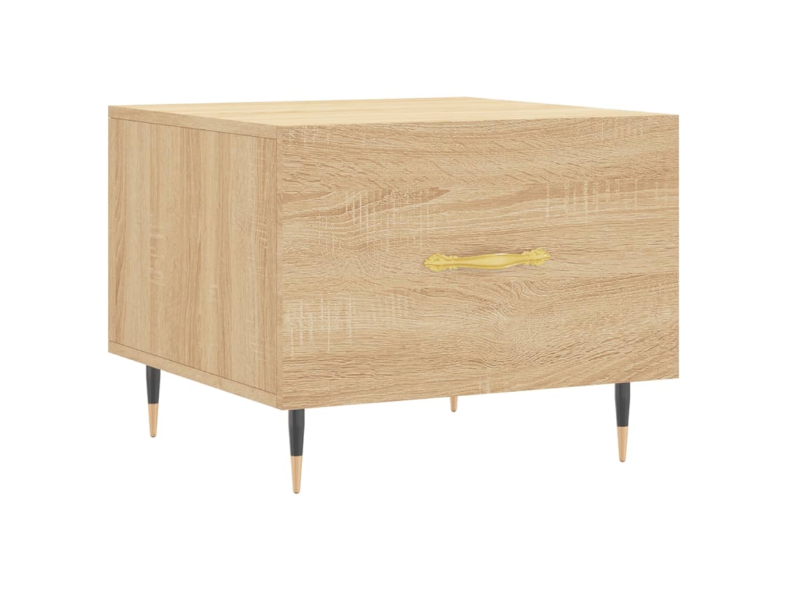 Maison Exclusive - Mesa De Centro Madera Contrachapada Roble Sonoma 50x50x40 Cm