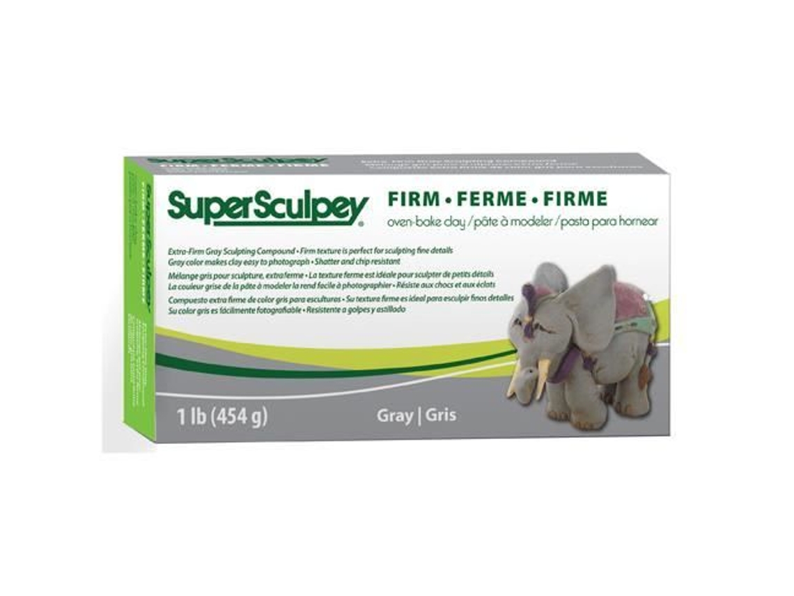 Pasta Sculpey Firm Super Sculpey Gray