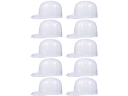 Soporte Sombreros Pvc Blanco 10 Piezas Textura Firme Ligera Gorras Viaje Mantiene Perfectamente Forma