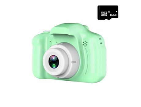 Cámara Digital SLOWMOOSE 2 Pulgadas HD para Niños (Verde - 16 GB)